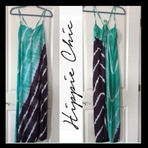 BOHO TIE DYE MAXI DRESS